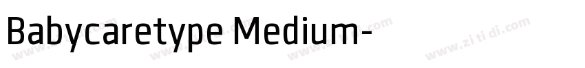 Babycaretype Medium字体转换